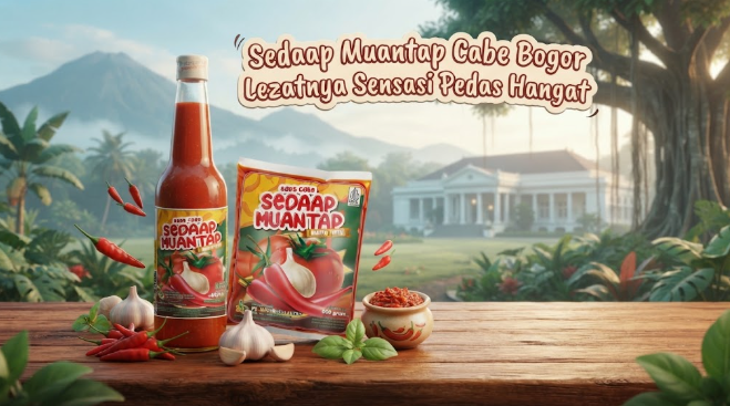 Sedaap Muantap Cabe Bogor bumbu pedas pilihan terbaik untuk hidangan spesial keluarga