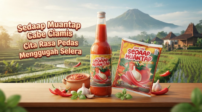 Sedaap Muantap Cabe Ciamis bumbu pedas pilihan terbaik untuk hidangan spesial keluarga