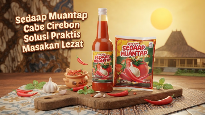 Sedaap Muantap Cabe Cirebon bumbu pedas pilihan terbaik untuk hidangan spesial keluarga