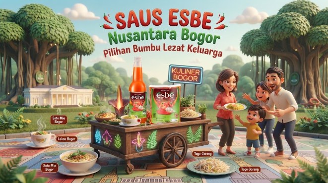 Saus Esbe Nusantara Bogor bumbu pedas pilihan terbaik untuk hidangan spesial keluarga