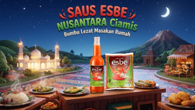 Saus Esbe Nusantara Ciamis bumbu pedas praktis pilihan terbaik untuk hidangan spesial keluarga