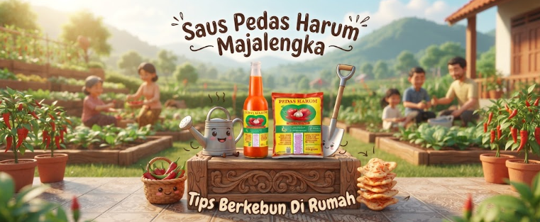 Saus Pedas Harum majalengka bumbu pilihan untuk menemani aktivitas hobi di rumah