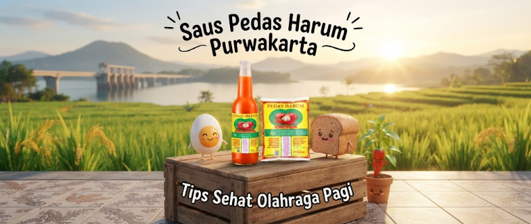 Saus Pedas Harum purwakarta bumbu pilihan sehat untuk menemani menu setelah berolahraga