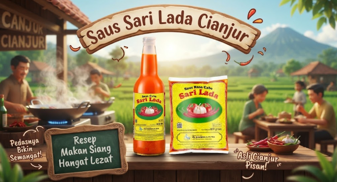 Saus Sari Lada cianjur bumbu pilihan untuk racikan menu makan siang hangat keluarga