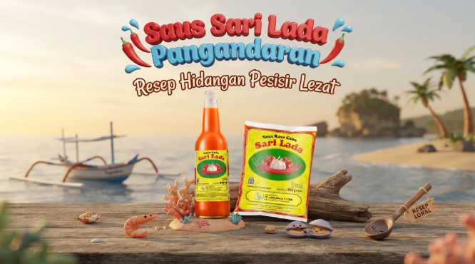 Saus Sari Lada pangandaran bumbu andalan untuk racikan menu hidangan pesisir lezat di rumah