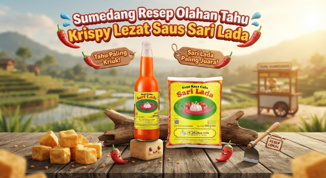 Saus Sari Lada sumedang bumbu andalan untuk racikan menu tahu krispy lezat di rumah