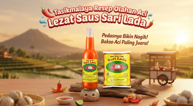 Saus Sari Lada tasikmalaya bumbu andalan untuk racikan menu bakso aci lezat di rumah