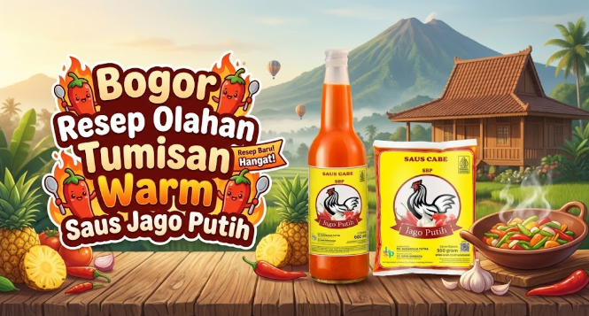 Saus Jago Putih bogor bumbu andalan untuk racikan menu tumisan hangat lezat di rumah