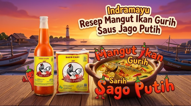 Saus Jago Putih indramayu bumbu penyedap utama untuk racikan menu mangut ikan kuah gurih