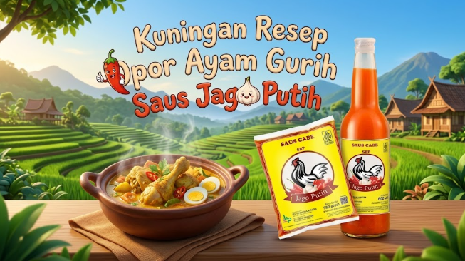 Saus Jago Putih kuningan bumbu penyedap utama untuk racikan menu opor ayam gurih