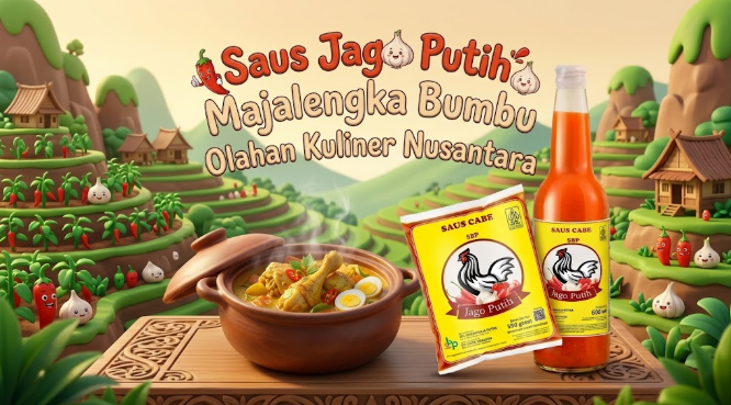 Saus Jago Putih majalengka bumbu pelengkap praktis untuk menyempurnakan olahan masakan keluarga