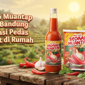 Sedaap Muantap Cabe Bandung bumbu pedas nikmat dan praktis untuk hidangan spesial keluarga