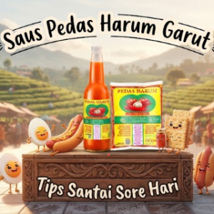 Saus Pedas Harum garut bumbu pendamping camilan santai sore yang nikmat