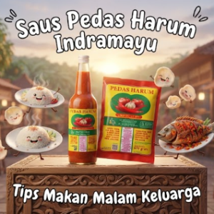 Saus Pedas Harum indramayu bumbu pilihan untuk hidangan makan malam keluarga