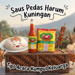 Saus Pedas Harum kuningan bumbu andalan untuk hidangan spesial kumpul keluarga besar