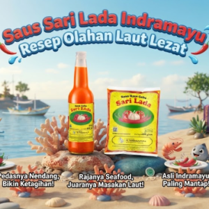 Saus Sari Lada indramayu bumbu andalan untuk racikan hidangan laut lezat di rumah