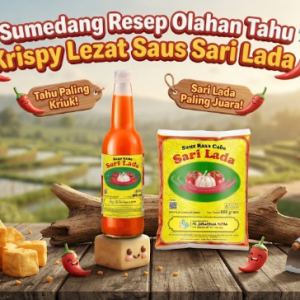 Saus Sari Lada sumedang bumbu andalan untuk racikan menu tahu krispy lezat di rumah