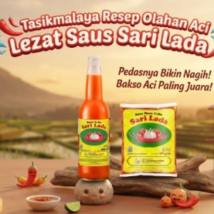 Saus Sari Lada tasikmalaya bumbu andalan untuk racikan menu bakso aci lezat di rumah